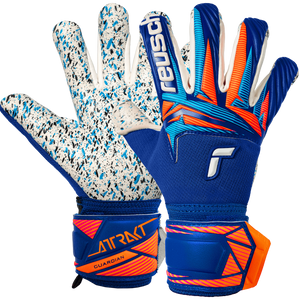REUSCH JR ATTRAKT FUSION GUARDIAN SHARP BLUE/SHOCK ORANGE