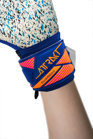 REUSCH JR ATTRAKT FUSION GUARDIAN SHARP BLUE/SHOCK ORANGE