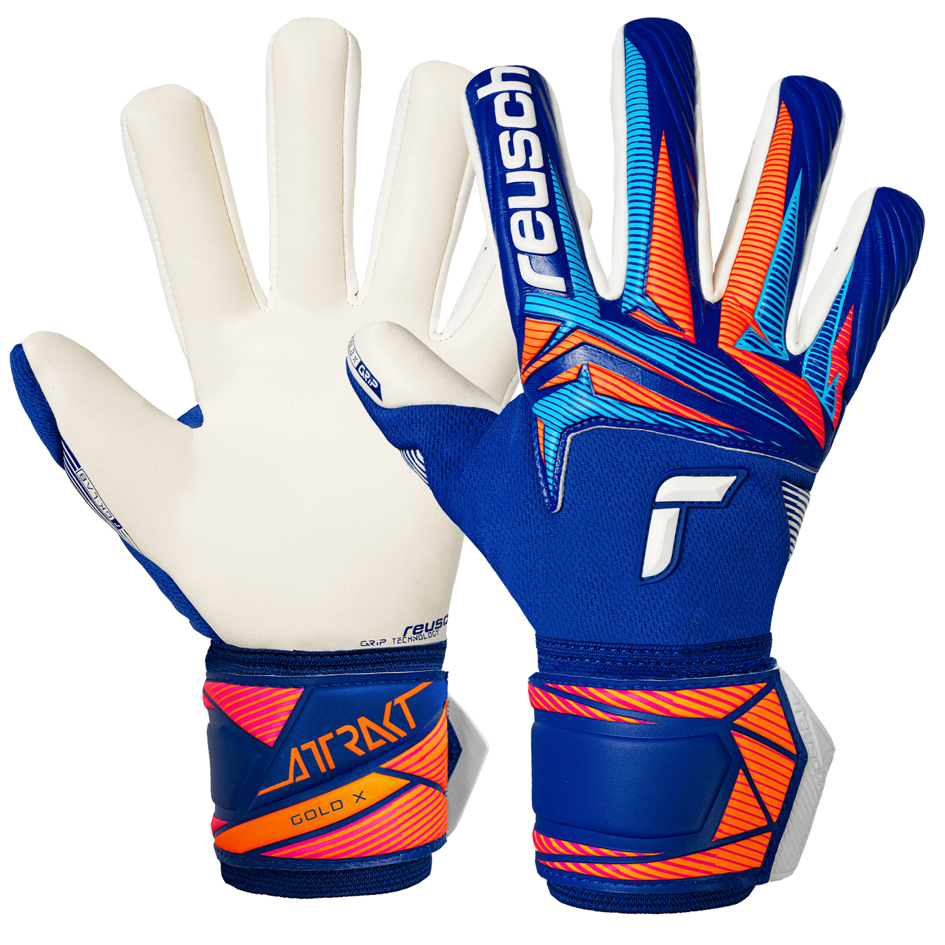 REUSCH ATTRAKT GOLD X NC SHARP BLUE/ORANGE