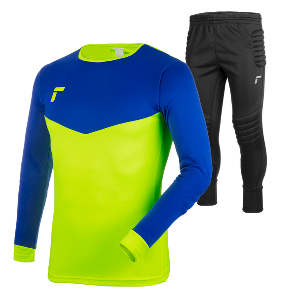 REUSCH JR GK MATCH SET YELLOW/DEEP BLUE