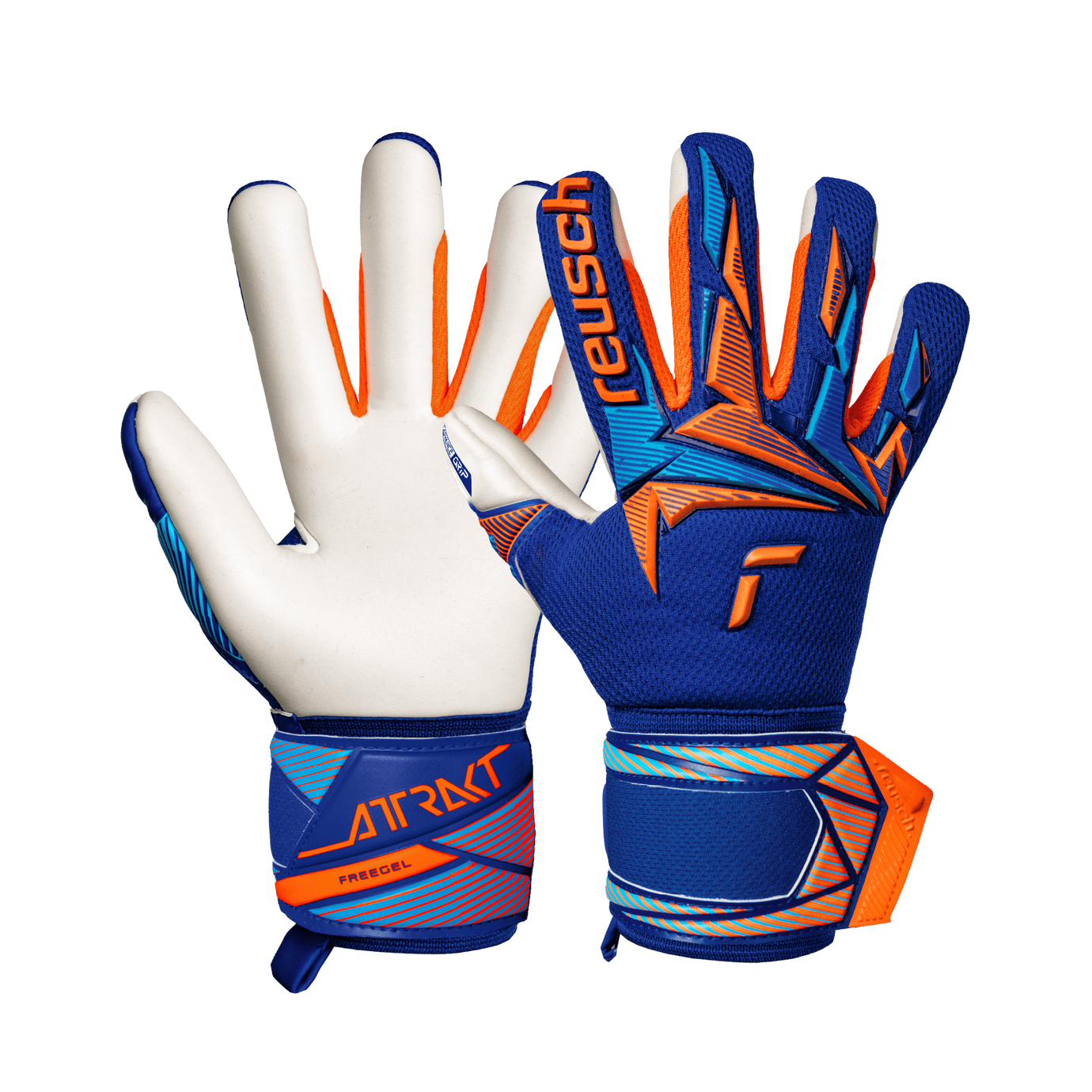 REUSCH JR ATTRAKT FREEGEL ADVANCE SHARP BLUE/SHOCK ORANGE
