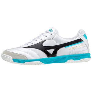 MIZUNO MORELIA SALA CLASSIC IN WHITE/BLACK