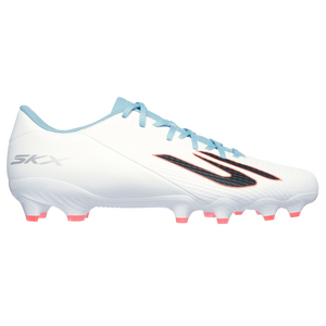 SKECHERS SKX 2 ACADEMY FG WHITE/TURQUOISE/PINK
