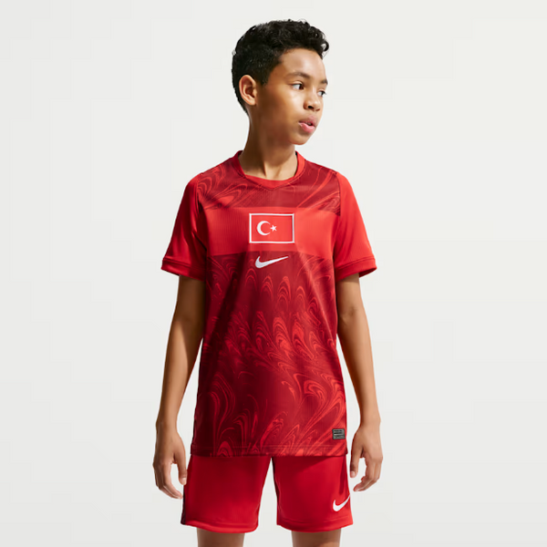 NIKE JR TURKIJE WC26 HOME JERSEY SPORT RED/TEAM RED