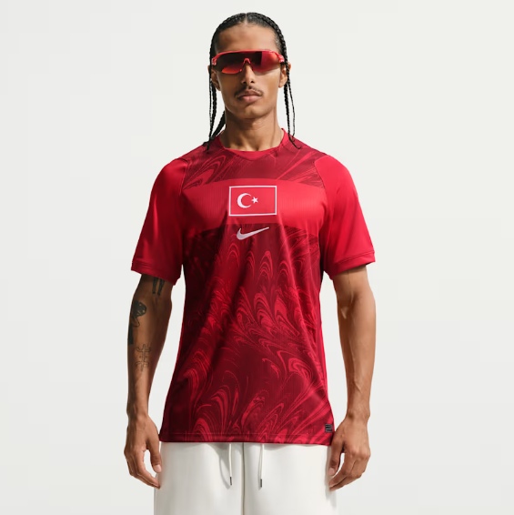 NIKE TURKIJE WC26 HOME JERSEY SPORT RED/TEAM RED