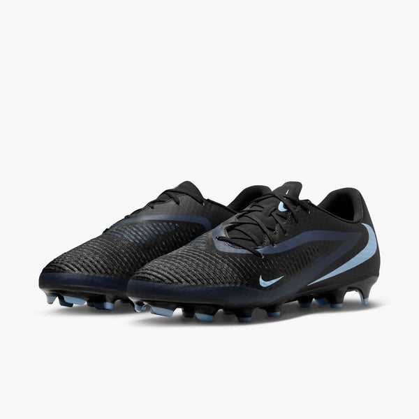 NIKE PHANTOM 6 LOW ACADEMY FG BLACK/ICE BLUE