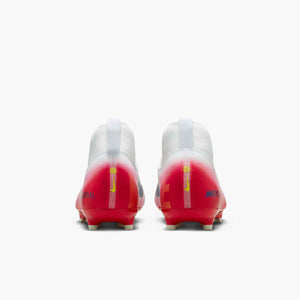 NIKE JR ZM SUPERFLY 10 ACADEMY FG LV8 UNIVERSITY RED/DARK OBSIDIAN