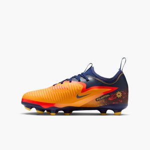 NIKE JR PHANTOM 6 LOW ACADEMY FG HAALAND LASER ORANGE