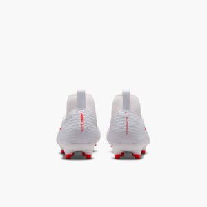 NIKE JR ZM SUPERFLY 11 ACADEMY LK FG WHITE/BRIGHT CRIMSON