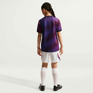 NIKE JR PSG 26-27 AWAY SHORT WHITE/COLLEGE NAVY
