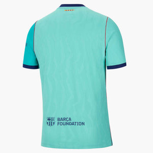 NIKE BARCELONA 26-27 ADVANCED THIRD JERSEY GREEN FROST