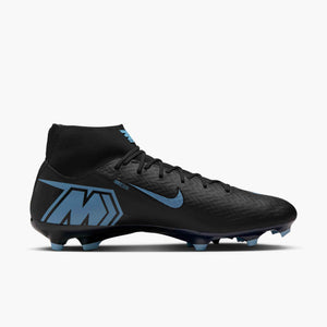 NIKE ZM SUPERFLY 10 ACADEMY FG BLACK/ICE BLUE