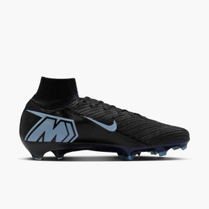 NIKE ZM SUPERFLY 10 ELITE FG BLACK/ICE BLUE