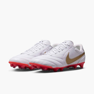 NIKE TIEMPO LIGERA PRO FG WHITE/BRIGHT CRIMSON