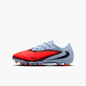 NIKE JR PHANTOM 6 LOW PRO FG BRIGHT CRIMSON/ROYAL TINT