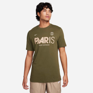 NIKE PSG 23-24 SS MERC TEE  ROUGH GREEN