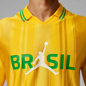 NIKE BRAZIL WC26 JORDAN POLO TOP VARSITY MAIZE