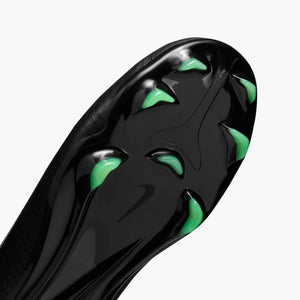 NIKE JR ZM VAPOR 17 PRO FG BLACK/ILLUSION GREEN