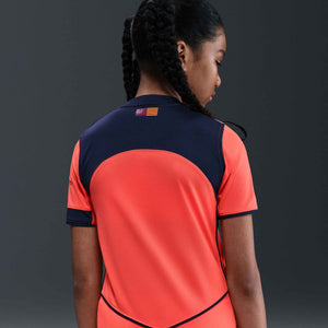 NIKE JR BARCELONA 25-26 THIRD JERSEY MANGO/MIDNIGHT NAVY