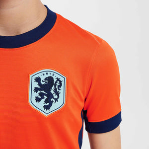 NIKE JR NEDERLAND EURO24 HOME JERSEY SAFETY ORANGE/BLUE VOID