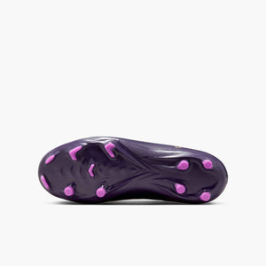 NIKE JR ZM VAPOR 16 ACADEMY FG MBAPPE GRAND PURPLE/IVORY