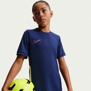 NIKE JR ACADEMY25 SS TOP BLUE VOID/BLACK