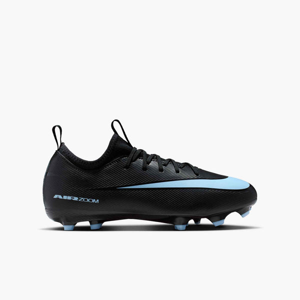NIKE JR ZM VAPOR 16 ACADEMY FG BLACK/ICE BLUE