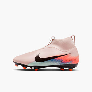 NIKE JR ZM SUPERFLY 10 ACADEMY FG UNITED SILT RED/RACER BLUE
