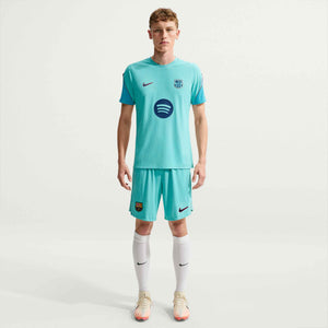 NIKE BARCELONA 26-27 ADVANCED THIRD SHORT GREEN FROST