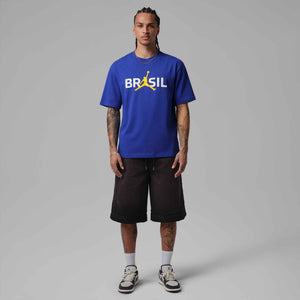 NIKE BRAZIL WC26 JORDAN LOGO TEE OLD ROYAL