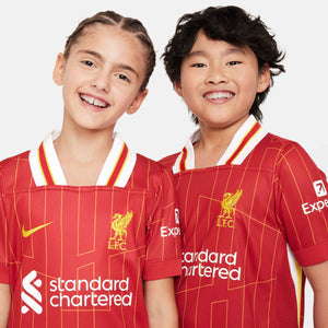 NIKE JR LIVERPOOL 24-25 HOME JERSEY GYM RED/CHROME YELLOW