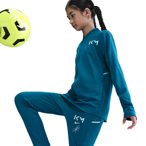 NIKE JR MBAPPE DRI-FIT TRACKSUIT GREEN ABYSS/IGLOO