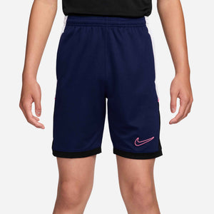 NIKE JR ACADEMY25 SHORT BLUE VOID/BLACK
