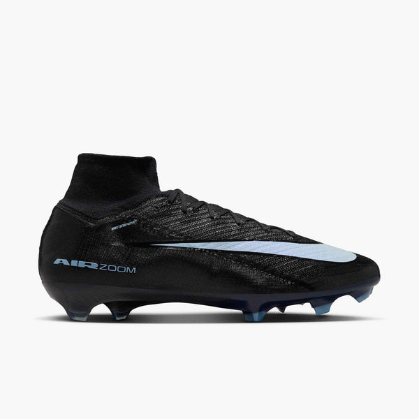 NIKE ZM SUPERFLY 10 ELITE FG BLACK/ICE BLUE