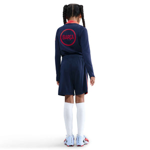 NIKE JR BARCELONA 25-26 STRIKE SHORT MIDNIGHT NAVY/MANGO