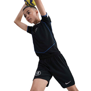 NIKE JR CHELSEA 25-26 THIRD SHORT BLACK/FIELD SILVER