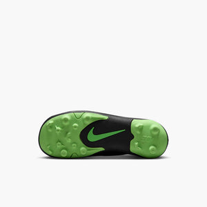 NIKE JR ZM VAPOR 17 CLUB FLEX MG BLACK/ILLUSION GREEN