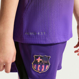 NIKE JR BARCELONA 26-27 AWAY JERSEY FIELD PURPLE/META