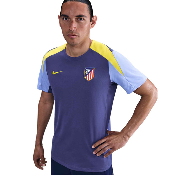 NIKE ATLETICO 25-26 STRIKE SS TOP PURPLE DUST/VIBRANT YELLOW