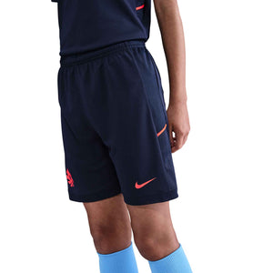NIKE JR HAALAND DRI-FIT SS SHORT BLACKENED BLUE