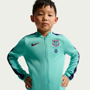 NIKE JR BARCELONA 26-27 STRIKE LB TRACKSUIT GREEN FROST/DUSTY