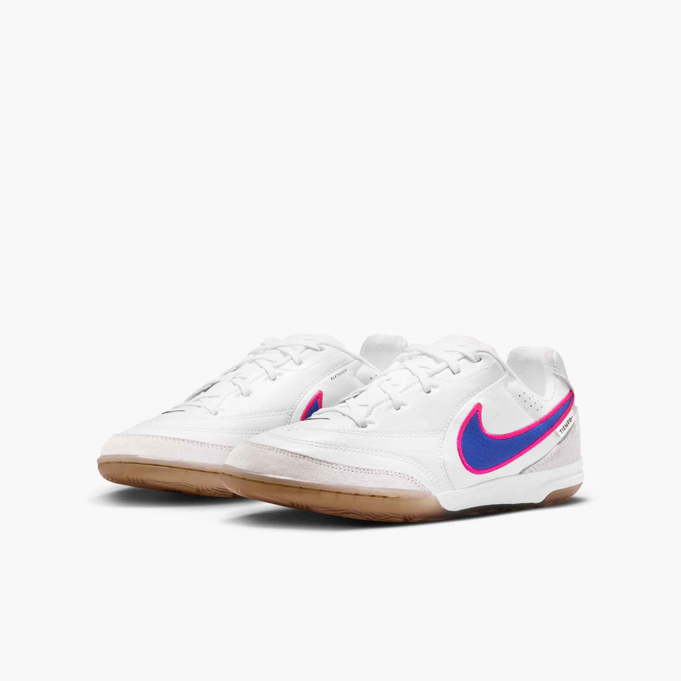 NIKE JR TIEMPO STREETGATO IC WHITE/RACER BLUE/PINK