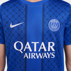 NIKE JR PSG 25-26 PRE-MATCH JERSEY HYPER ROYAL/MIDNIGHT NAVY