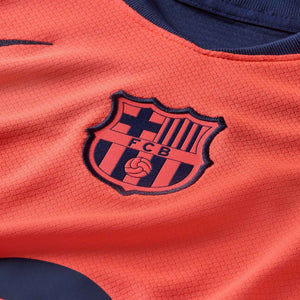 NIKE JR BARCELONA 25-26 THIRD JERSEY MANGO/MIDNIGHT NAVY