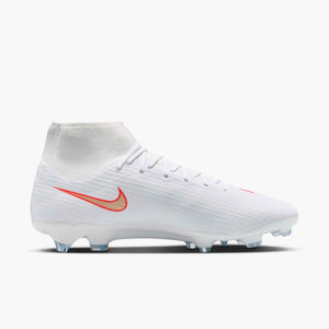 NIKE ZM SUPERFLY 11 ACADEMY FG WHITE/BRIGHT CRIMSON