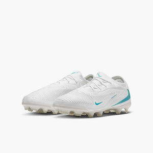 NIKE JR PHANTOM 6 LOW PRO FG WHITE/DUSTY CACTUS
