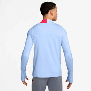 NIKE STRIKE DRI-FIT T90 DRILL TOP ROYAL TINT/WHITE