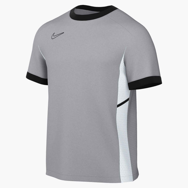 NIKE DRY-FIT ACADEMY25 SS TOP WOLF GREY/WHITE