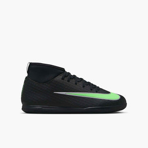 NIKE JR ZM SUPERFLY 11 CLUB IC BLACK/ILLUSION GREEN
