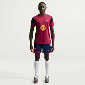 NIKE BARCELONA 26-27 STRIKE SS TOP NOBLE RED/MINERAL YELLOW